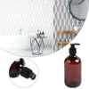 Flytande tvåldispenser spray flaskor flaskvätskor dispensera återanvändbar högkvalitativ PP -material badrum duschgel
