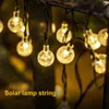 Christmas Decorations Solar Lights Fairy Led String Light Xmas Ornaments Navidad Year Wedding Party Room Decor White Cold 231025