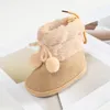 First Walkers Baywell Winter Furry Snow Boots Soft Sole Shoes For Baby Girls 018 månader 231026