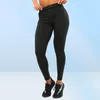 Hoge taille fitnessleggings dames push-up workout-legging met zakken patchwork leggings broek dames fitnesskleding9819729