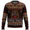 Herrtröjor ful jultröja gåva Santa Claus Pullover Men 3D Sweatshirt och övre hösten vinterkläder