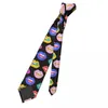 Bow Ties Style Funky Otwarty usta krawaty unisex jedwabny poliester 8 cm wąska szyja dla mężczyzn codziennie noszenie biuro krawat