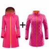 Vestes de chasse femme printemps hiver extérieur randonnée escalade Camping vêtements d'équitation attraper la sueur SoftShell coupe-vent veste imperméable