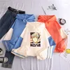 Erkek Hoodies Yaguchi Yatora Baskı Hoodie Mavi Kilit Anime Kazak Erkekler Kadın Patchwork Sweatshirts Harajuku Unisex Sonbahar Sıcak Sokak Giyim
