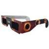 3D-bril 300 x ISO-gecertificeerde zonsverduisteringsbril Maatwerkontwerp Eclipse Viewing 3D-papierbril 8 april 2024 231025