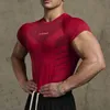 T-shirts pour hommes Séchage rapide T-shirt de course Chemise de sport Gym Ajustement serré Homme Formation T-shirts Top de fitness Surdimensionné Y2K Vêtements 231026