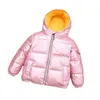 Manteau en duvet filles garçons vers le bas Parkas enfants veste à capuche 4-12 ans hiver enfants manteaux chauds vêtements d'extérieur combinaison de neige vestes en duvet de canard blanc 231025