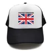 Ball Caps United Kingdom Trucker Cap Summer Men Men Cool Country Flag Шляпа бейсбол Unisex Outdoor Mesh сеть