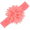 Accessori per capelli Fascia per capelli per bambini Fiore in chiffon Fascia elastica in pizzo Fasce per neonati nati per accessori per copricapo per ragazze