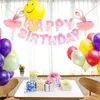 Party Decoration Girl Banner Birthday Flower Garlands Bunting Happy Banners Dra flaggan