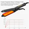 Hair Straighteners Wide Plate Flat Iron Professional Alloy Hair Straightener Temperature Adjustable Straightening Venting Styling Tool 231025