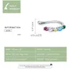 Stud WOSTU 2023 Studs Earrings 925 Sterling Silver Elf Ear Cuff Colorful Zircon For Women Fashion Jewelry FIE1250 YQ231026