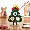 Piccoli ornamenti per alberi di Natale in legno Giocattoli intellettuali fai da te per bambini Mini albero di Natale da tavolo Regalo di Natale AC all'ingrosso