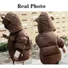 Down Coat Cute Bear Kids Winter Jacket Kids Snow Wear Thicken Warm Girls Boys' Cotton Jackets Chidlren Winter Clothes Outdoor Coat 231025