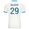 クラブ2023-24モナコジャージーのサッカー10ベンイェダー18ミナミノ21 Akliouche 29 Balogun 17 Golovin 12 Henrique 88 Magassa