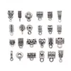 500 Stück antike Charm-Bail-Perlen, Abstandshalter, Anhänger-Clips, Anhänger-Anschlüsse für Armband-Halsketten-Schmuckherstellung182l