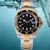 Luxury Watch Clean Rolaxes Automatisk klocka för ubåtmaskiner Watch 8215 Movement 904 Rostfritt stål Lysande safirvattentät hane med svart