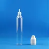 PET Plastic Dropper Bottles 100PCS 30ML Double Proof Highly transparent Child Proof Thief Safe Squeeze Bottle with long nipple Mjhrf Wcokd