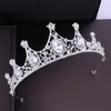 2021 Yeni Vintage Barok Gelin Tiaras Aksesuarlar Prom Meapwear Çarpıcı Kristaller Düğün Tiaras ve Taçları 1922327c