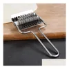 Baking Pastry Tools Stainless Steel Noodle Lattice Roller Shallot Cutter Pasta Spaghetti Maker Hines Manual Dough Press Cooking Sn3362 Dhq1X