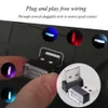 Yükseltme 1 PCS Mini USB LED Dekorasyon Atmosferi Ampul Araba İç Stil Dekoratif Ortam Işık Evrensel Beyaz Buz Mavi Kırmızı Pembe