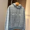 Tasarımcı Erkekler Hoodie Hoodies Sweatshirts Erkek Kadınlar Hooded Kazaklık Top Bahar Sonbahar Sweatshirt Erkekler Moda Mavi Baskı Sokak Giyim CC Marka