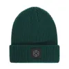 Beanie Designer beanie luxo ilha gorro chapéu temperamento versátil gorro chapéu de malha carta quente chapéu de design de pedra 17 cores F-13