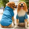 개 의류 겨울 옷 스포츠 후드 스웨트 셔츠 따뜻한 코트 옷을위한 따뜻한 코트 의류 5xl 큰 고양이 애완 동물 강아지 복장