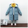 Down Coat Winter 0-30 degrees thick warm hooded jacket 2-10year old boys girls windproof coat extended fashion casual children's wear 231025