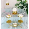 Bakeware Tools Romantic Color Cupcake Display Racks Donuts Plates For Wedding Cake Dessert Tableware Macaron Holder