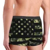 Cuecas EUA Militar Verde Bandeira Nacional Breathbale Calcinha Homem Cueca Confortável Shorts Boxer Briefs