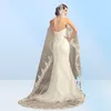 3 Meters Lace Long Wedding Veil Chapel Length White Ivory Bridal Veils with Comb Veu De Noiva Longo Veils CPA8598779136