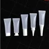 10ml 50pcs/lot Clear Soft Hose Tube Lotion Cosmetic Packaging Container Sample Makeup Squeeze Sub-bottlinghigh qty Meeor