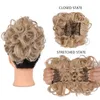 Syntetiskt konkubin Syntes Bun Messy Chignon Hair Accessories for Women Clip on Feminine False Tail Hairpiece 231025