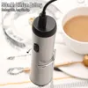 Egg Tools Viboelos Electric Milk Frother USB Rechargeable Handheld Mini Foamer Beater Drink Whisk for Coffee Cappuccino Chocolate 231026