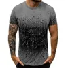T Shirt Men New Summer Unique Printed Casual Short Fashion Style Round Neck T-shirt Summer Cool Tops Camisetas Hombre280K