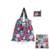 Foldable Shopping Bags Polyester Home Storage Bag Reusable Eco-Friendly Folding Bag Grocery Bag Multi-function Tote Bags