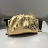 Women Gold Cloud Bag Duża małe tkane pierogi torba na pojedyncze ramię w torbie Lady Piganal Cortbag 231026