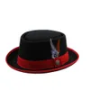 Billycock Felt Small Brim Bowler Hat Men's Fashion British Style Hip Hop Fedora Hat Women