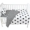 Bettwäsche-Sets für Babys, dreiteilig, Bettbezug, Kissenbezug, Baumwolle, Druckset 231026