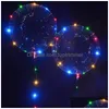 Balão 20 polegadas balões luminosos com corda de luz led para decoração de festa entrega de entrega brinquedos presentes novidade gag dhc8n