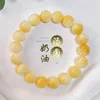 Strand Bodhi Root Chalcedony Lotus Charm Natural Jade Stone For Women Prayer Energy Buddha Beads Jewelry Accessories