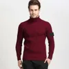 Stone is Land Jacke Island Plus Size Mantel Herren Rollkragenpullover verdickter CP-Pullover warmer Mantel Damen Langarmpullover Western-Stil Temperament Basismantel A15