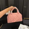 ヴィンテージデザイナーボストンバッグ女性クラシックラティスボウリングバッグXLetter Pillow Bags Luxurysハンドバッグファッションショルダークロスボディバッグ財布231015