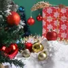 Décorations de Noël ornements en plastique peint ensembles de décoration pendentielle arbre accessoires 8cm 24 pcs 231026