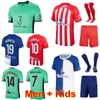 Club Atletico Madrids 14 LLORENTE Soccer Jersey 22 HERMOSO 8 NIGUEZ 20 WITSEL 16 MOLINA 5 DE PAUL AZPILICUETA MORATA GRIEZMANN CORREA Football Shirt Kits Men Youth