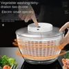 Fruit Vegetable Tools Dehydrator Electric Quick Cleaning Dryer and Dry Wet Separation Draining Salad Spinner Home Gadget asdwq 231026