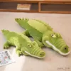 Stuffed Plush Animals Stuffed Animal Simulation Alligator Plush Toy Lifelike Dolls Funny Cushion for Children Birthday Gifts