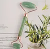 new Handheld No Noise Sound Face Lift Tools Massage Stones Best Quality Natural Aventurine Jade Roller For Face