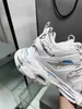 Oryginalna luksusowa marka mężczyzn kobiet zwykłe designerskie buty Track 3 3.0 Triple White Black Sneakers Tess.s. Nylon platforma Gomma skórzana